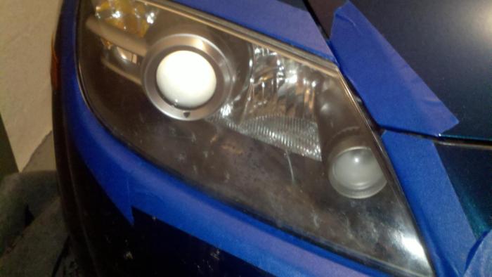 Diy headlamp restoration