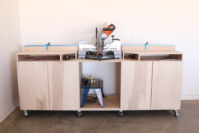 Diy chop saw table