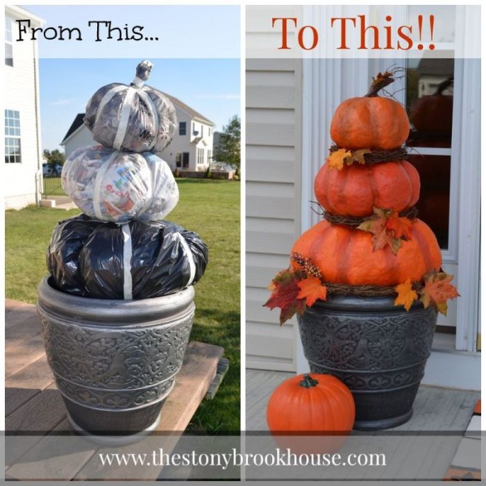 Diy fall decorations for outside