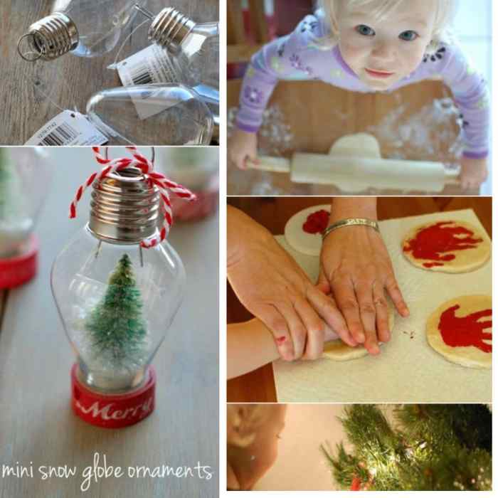 Diy baby's first christmas ornament